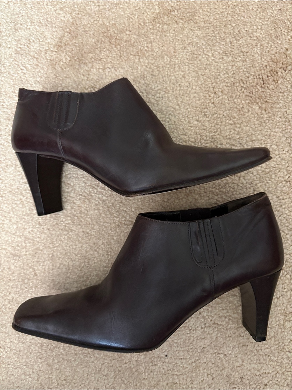 Coach Vintage Brown Ankle Booties